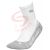 Atletické ponožky so striebrom -biela+sivá