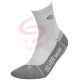 Atletické ponožky so striebrom -sivá+šedá
