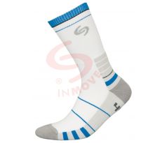 Pánske športové ponožky - biela+modrá
