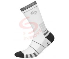 Pánske športové ponožky - biela+šedá