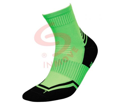 Bežecké ponožky - zelená+čierna