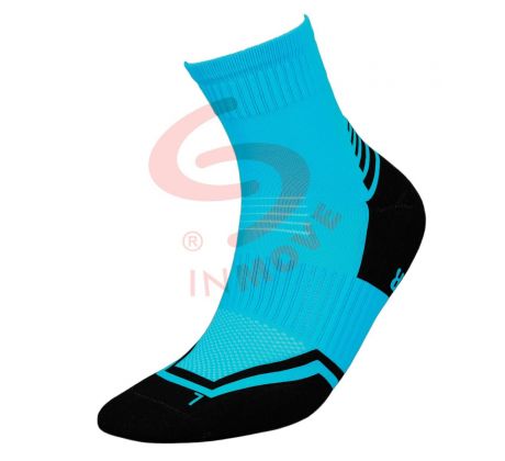 Bežecké ponožky - modrá+čierna