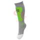 Detské lyžiarské ponožky - šedá + zelená