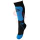 Detské lyžiarske ponožky - čierna+modrá