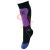 Detské lyžiarske ponožky - čierna+fialová