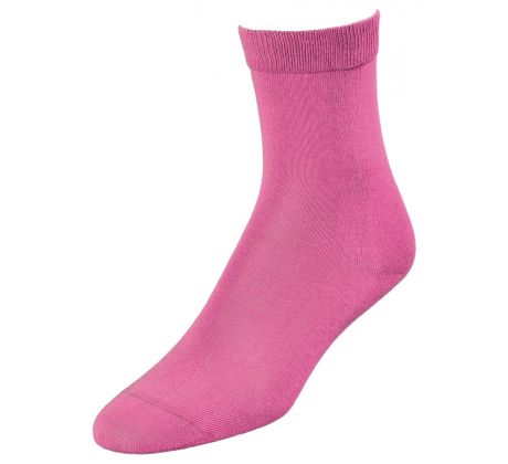 Klasické dámske ponožky - fuksia