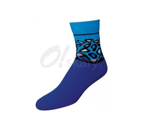 Dámske ponožky - fliačik - modrá