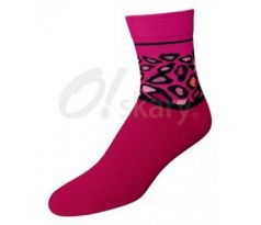 Dámske ponožky - fliačik - ružová