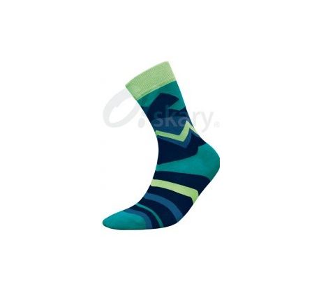 Pánske ponožky ZIGZAG - zelená